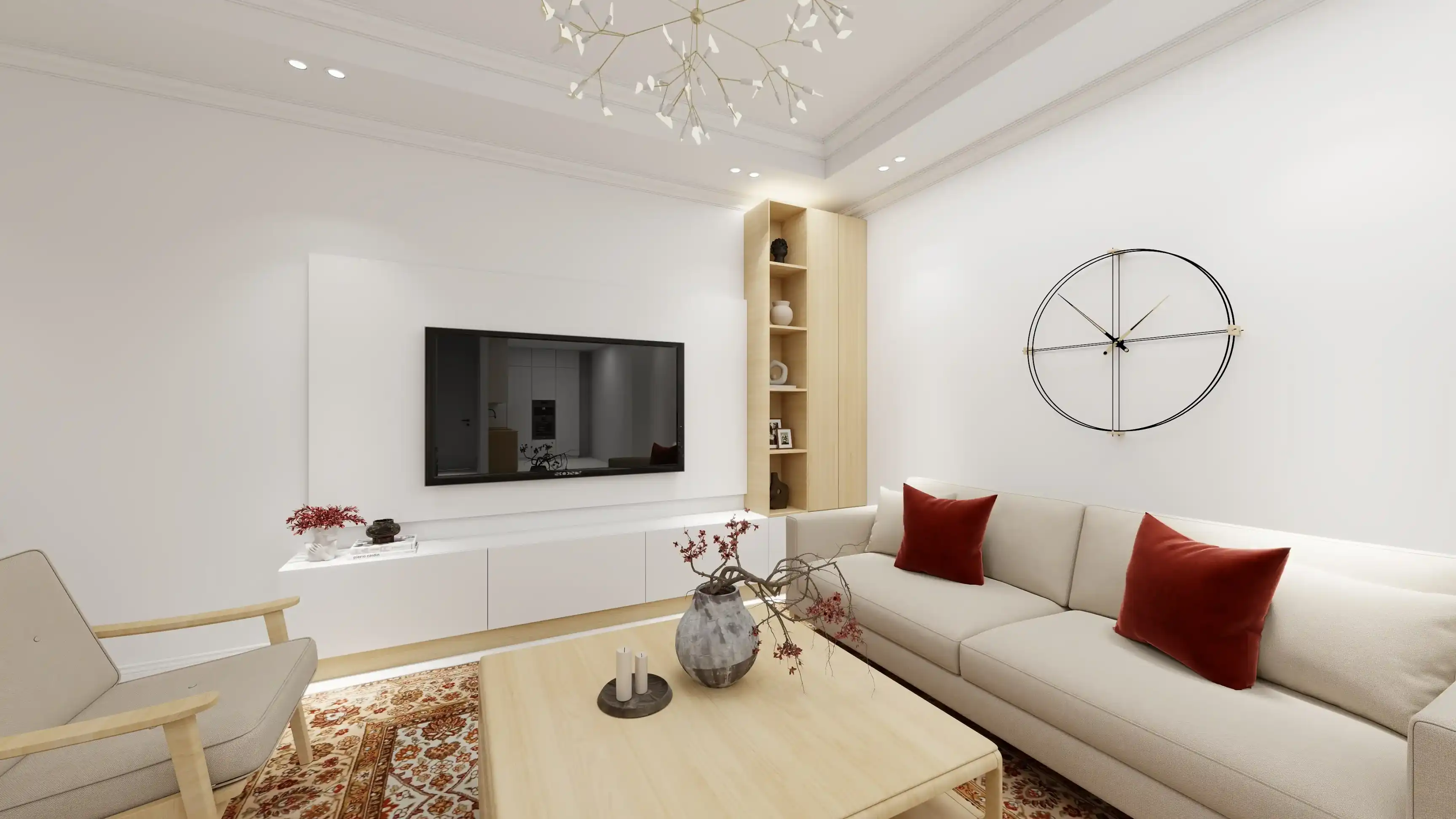 طراحی داخلی سالن