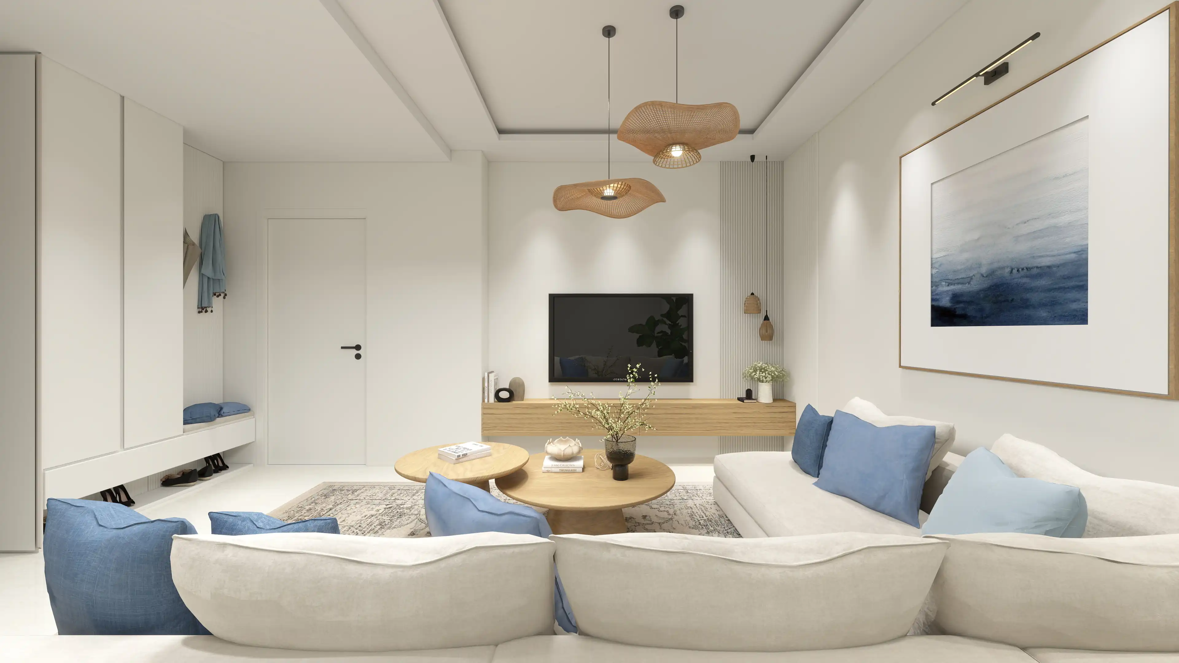 طراحی داخلی سالن