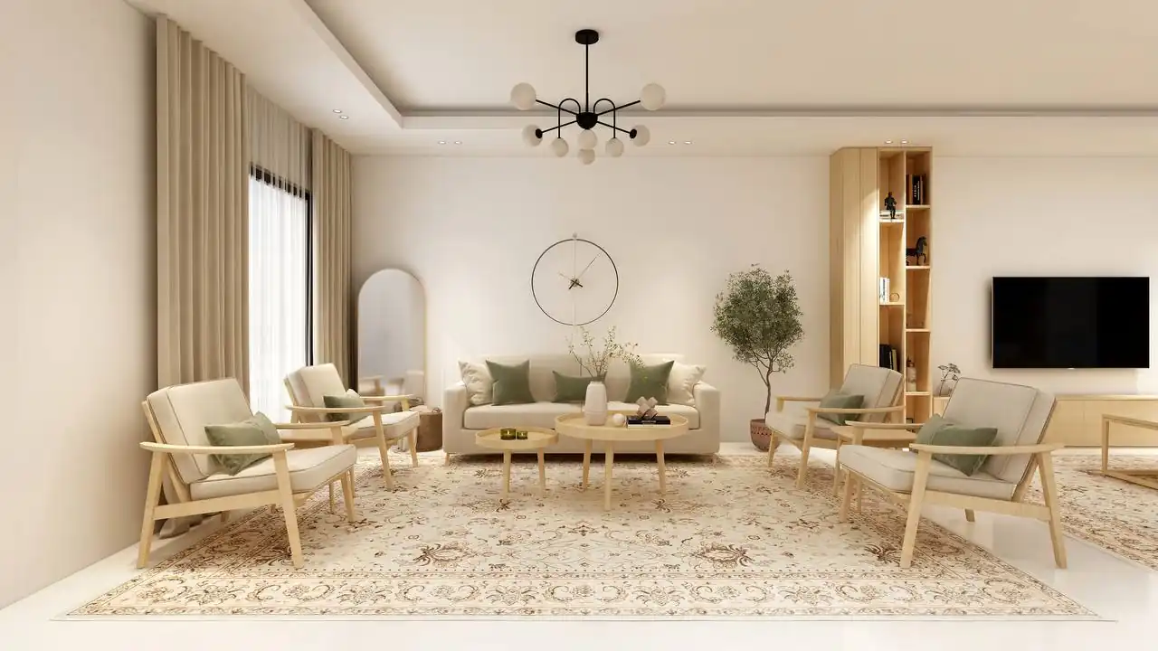 طراحی داخلی سالن