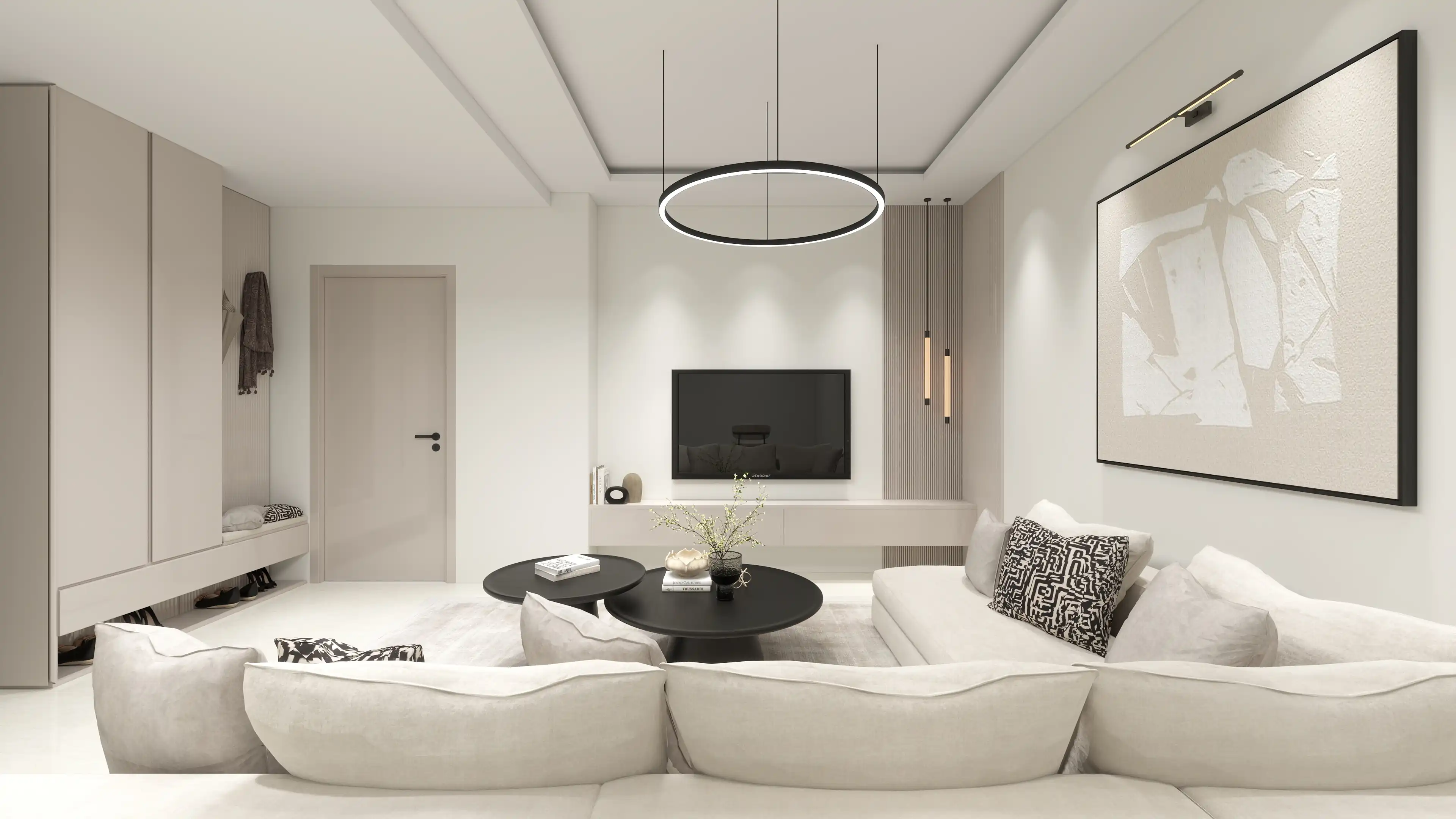 طراحی داخلی سالن