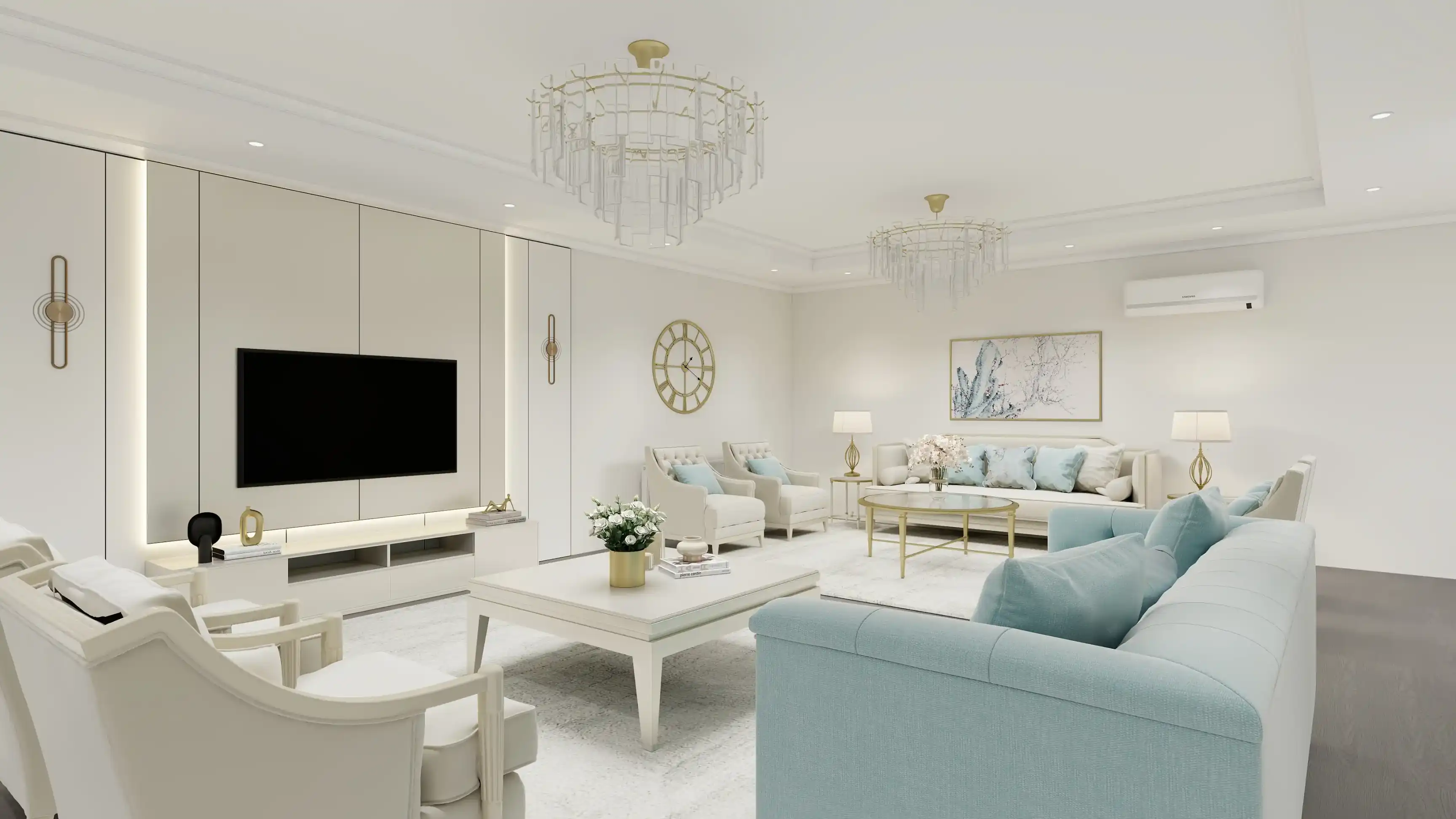 طراحی داخلی سالن