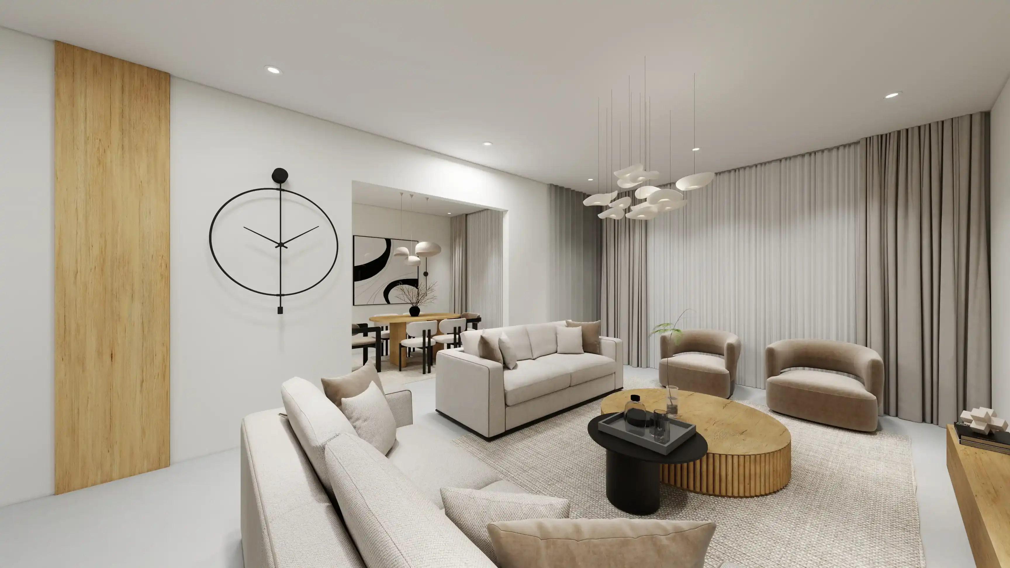 طراحی داخلی سالن