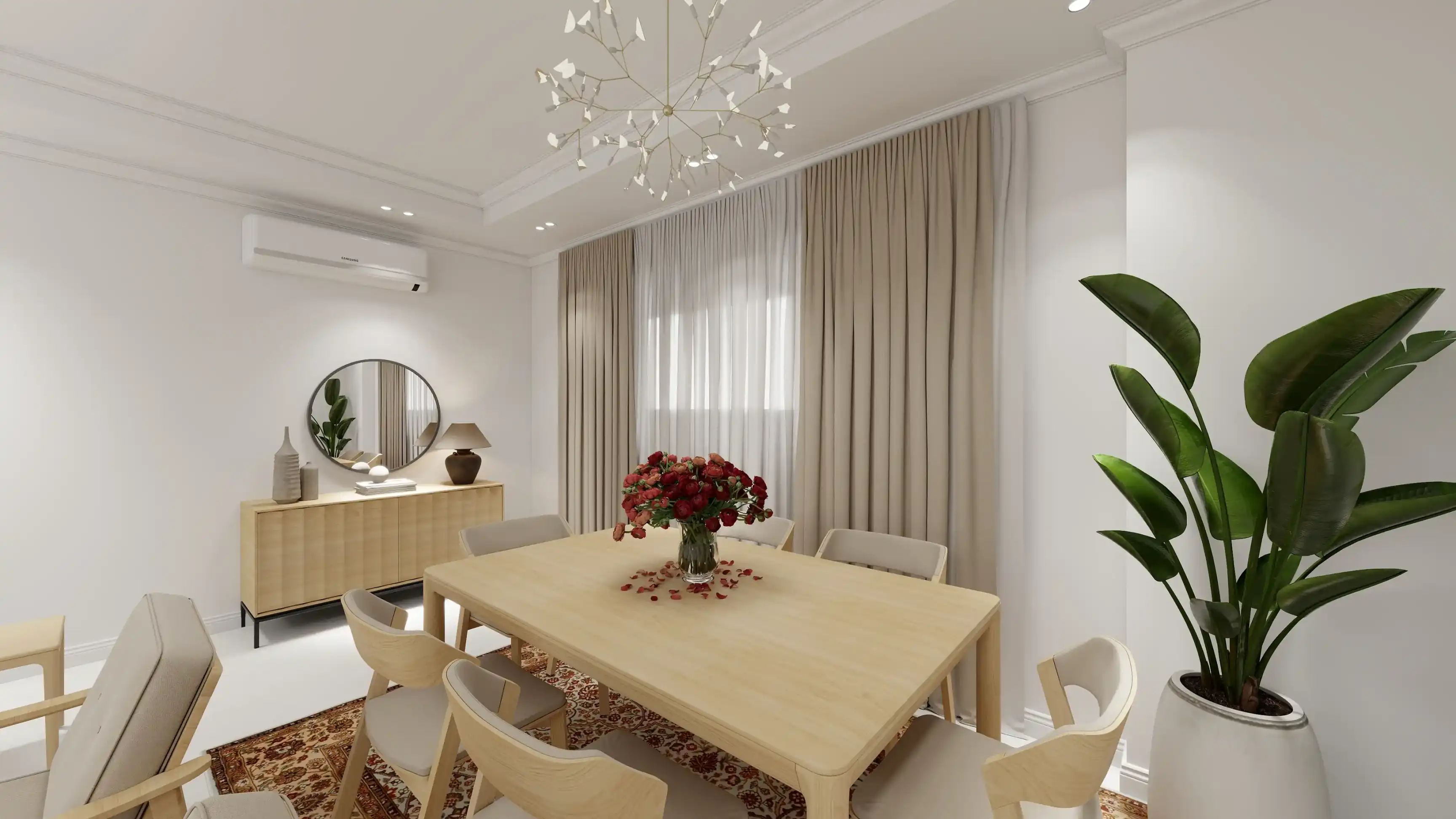 طراحی داخلی سالن