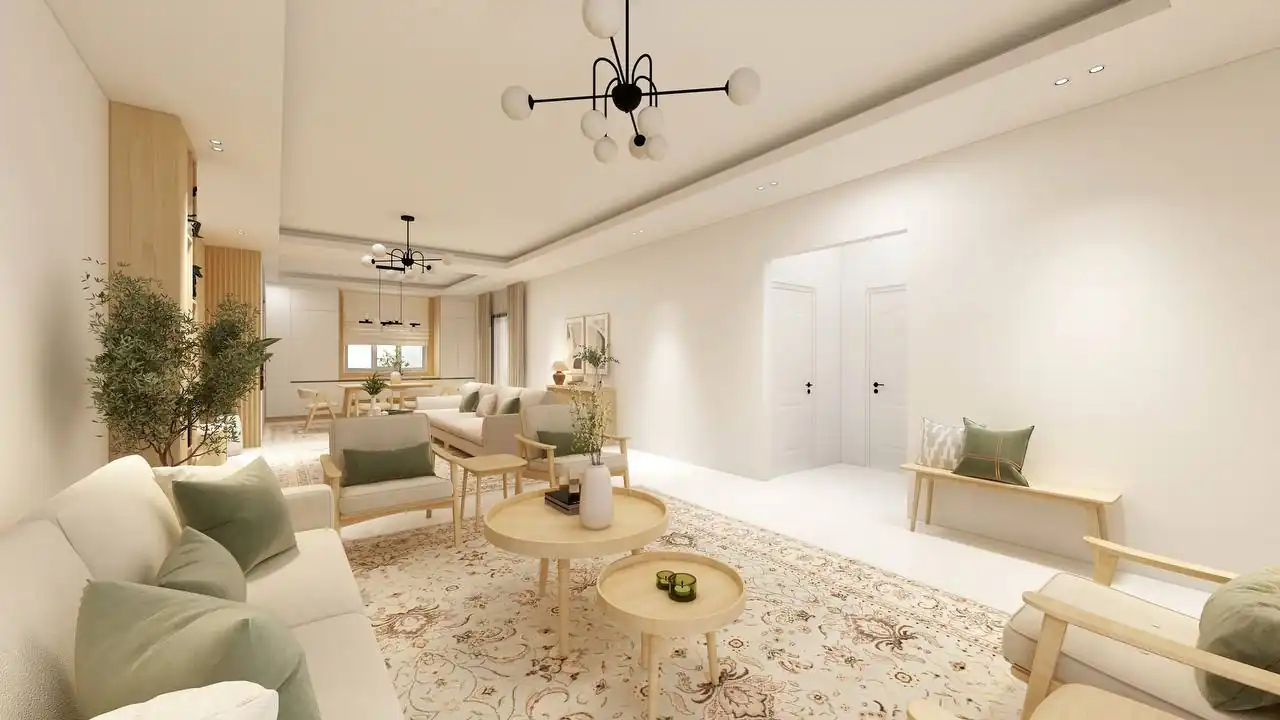 طراحی داخلی سالن