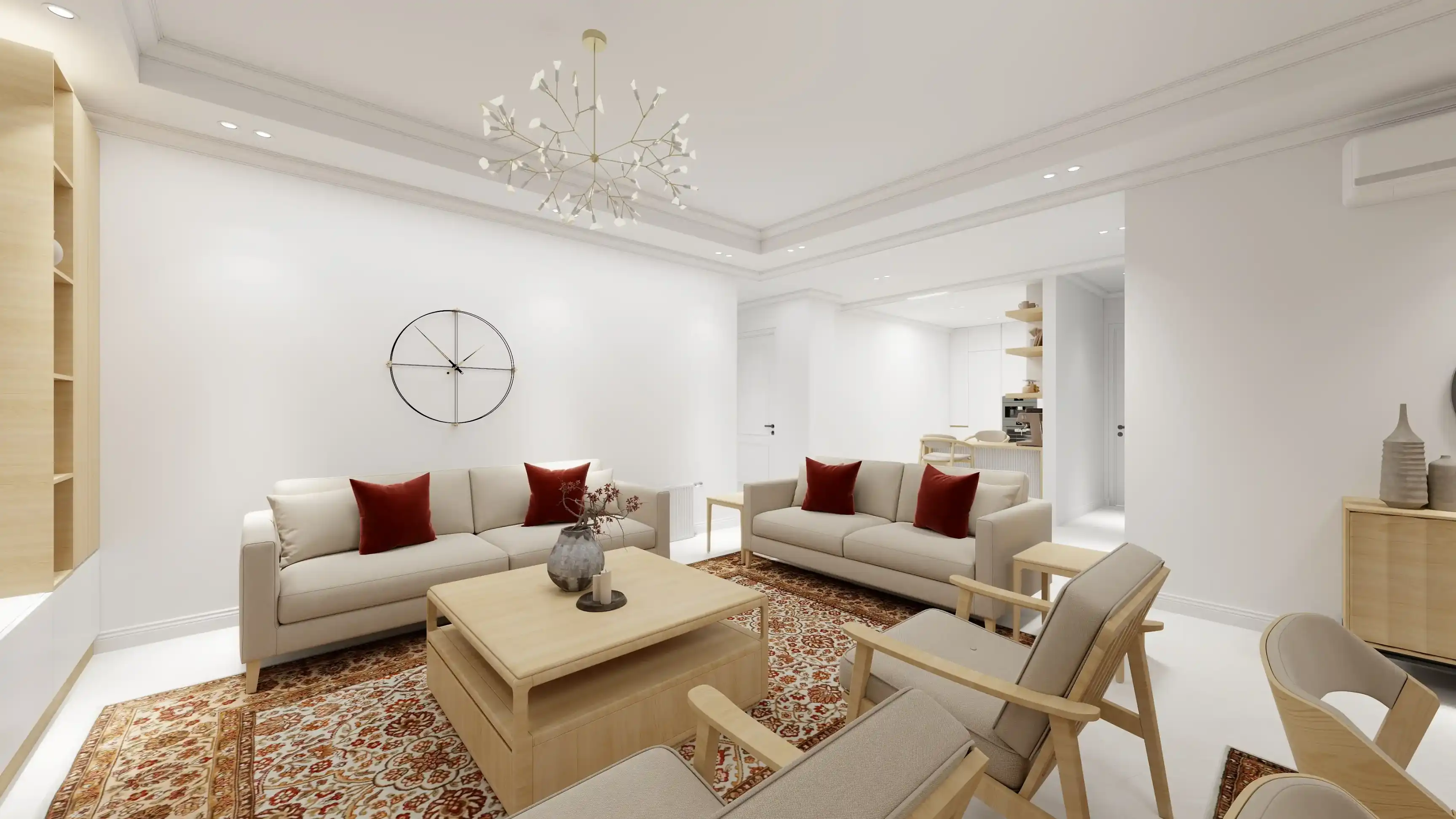 طراحی داخلی سالن