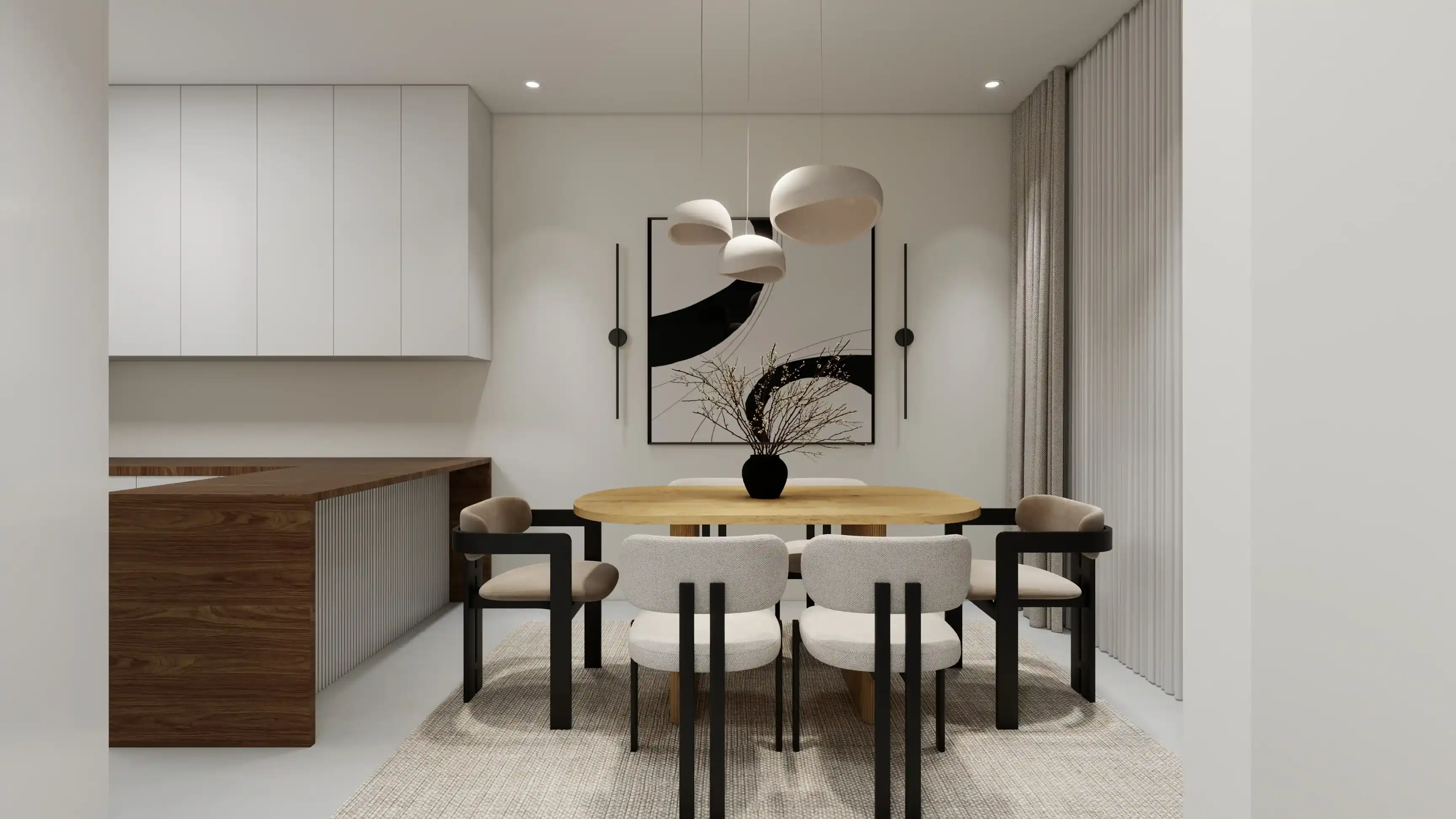 طراحی داخلی سالن