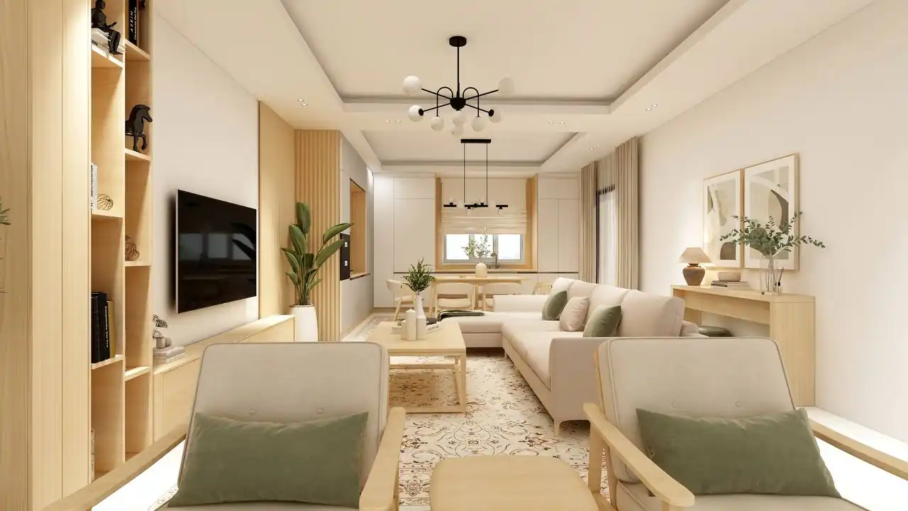 طراحی داخلی سالن