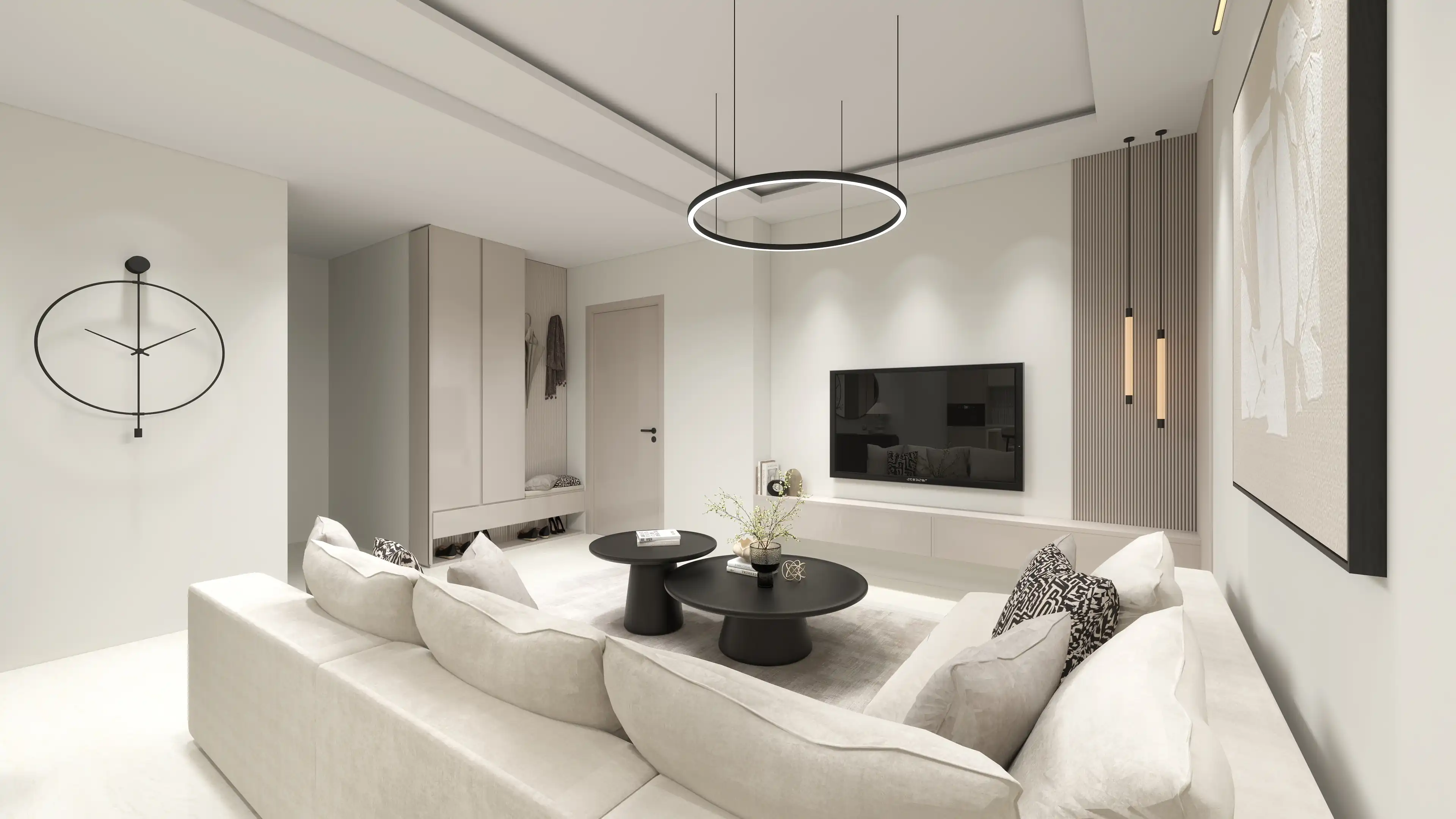 طراحی داخلی سالن