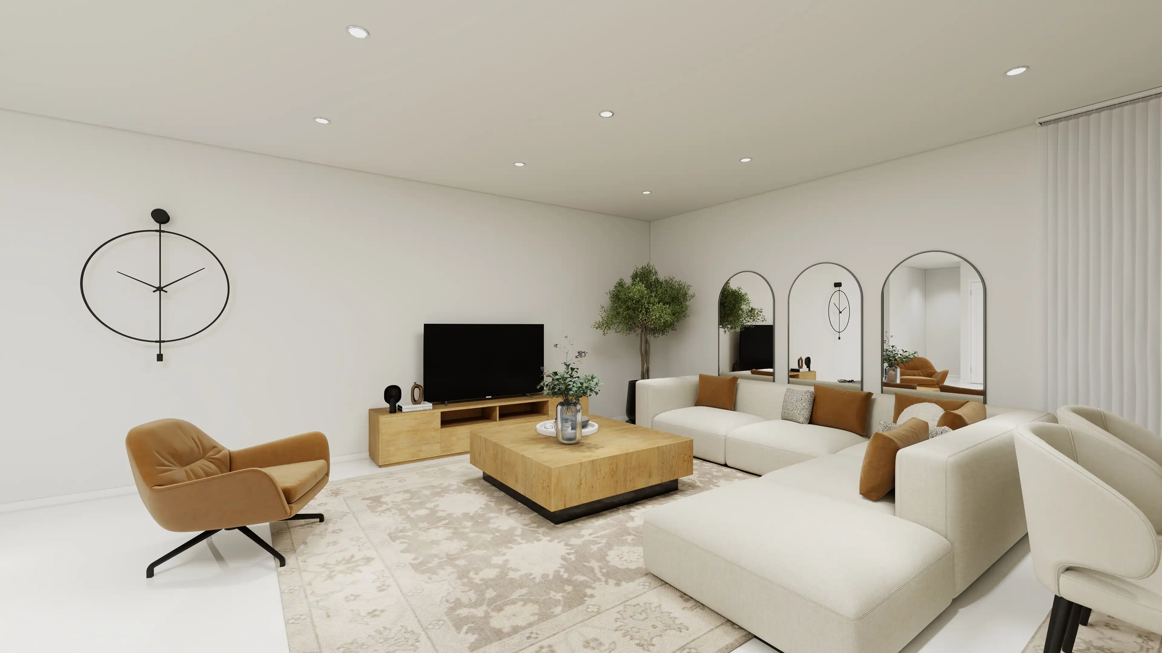 طراحی داخلی سالن