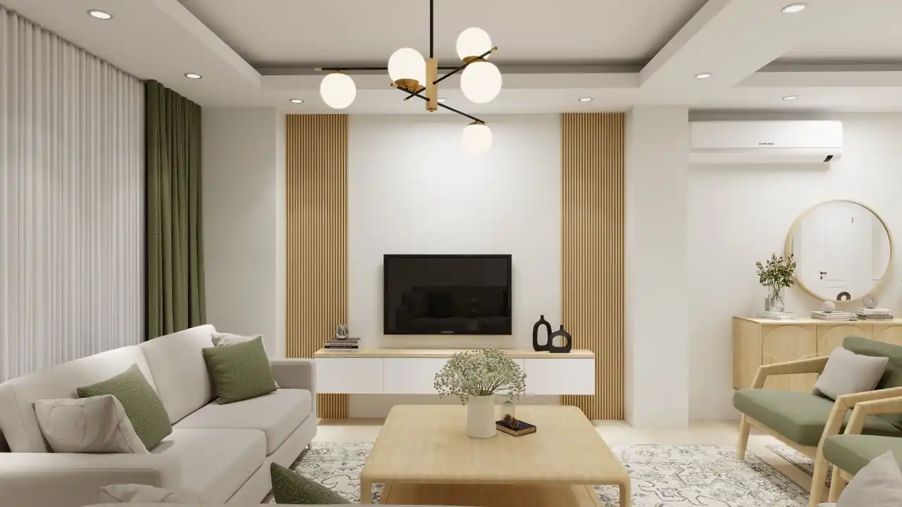 طراحی داخلی سالن