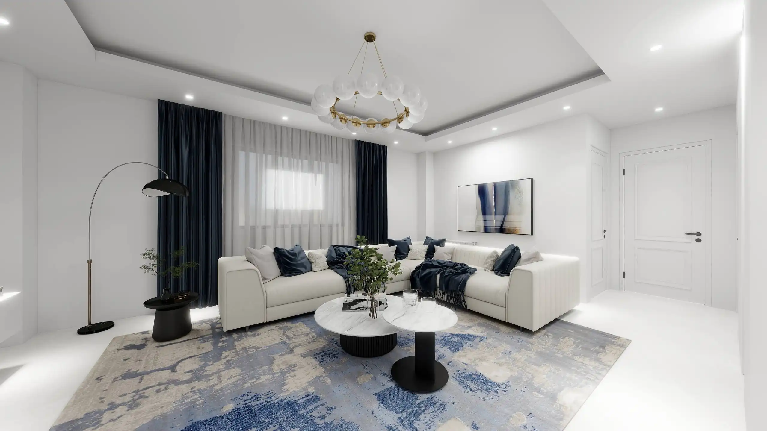 طراحی داخلی سالن