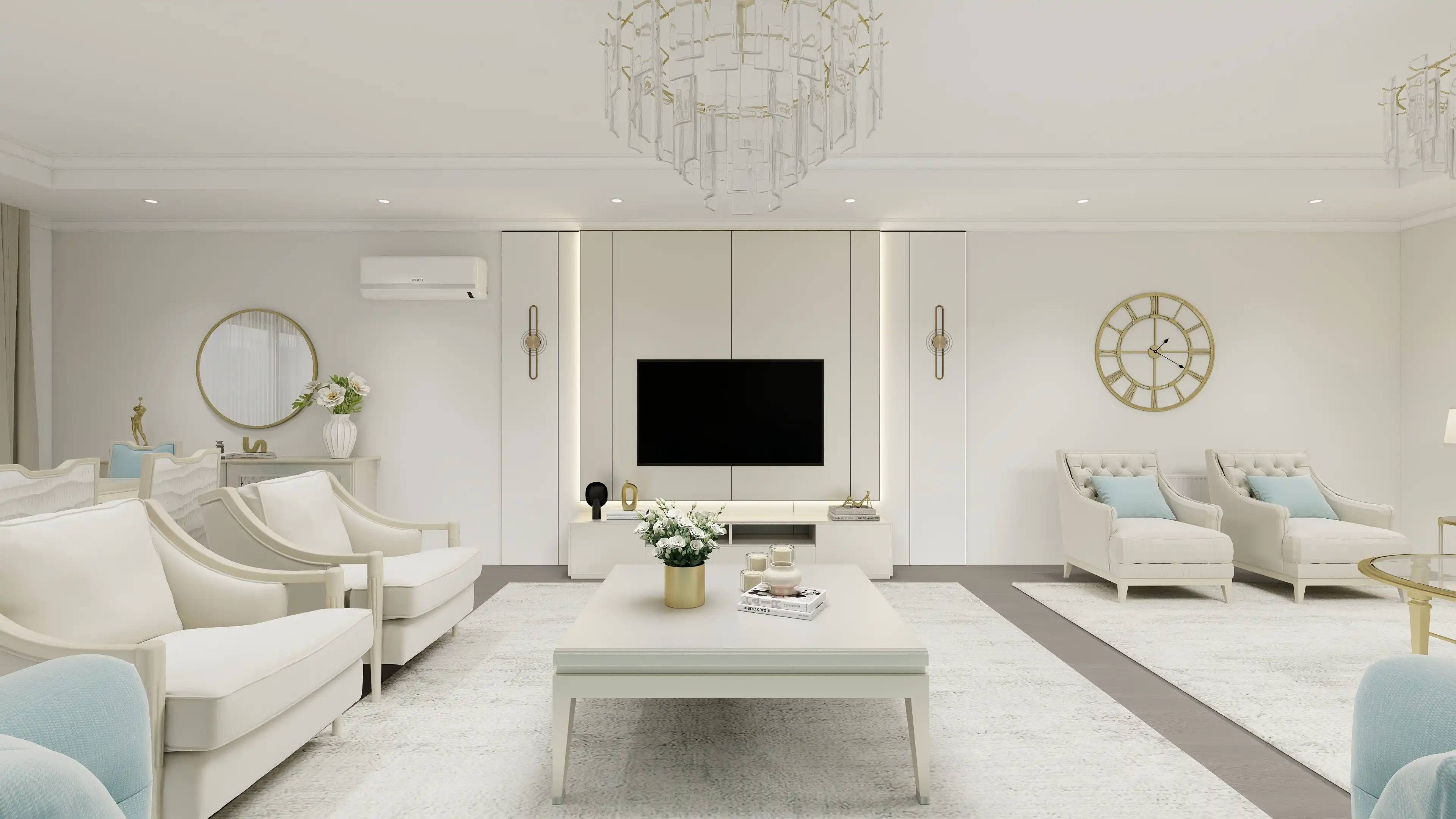 طراحی داخلی سالن