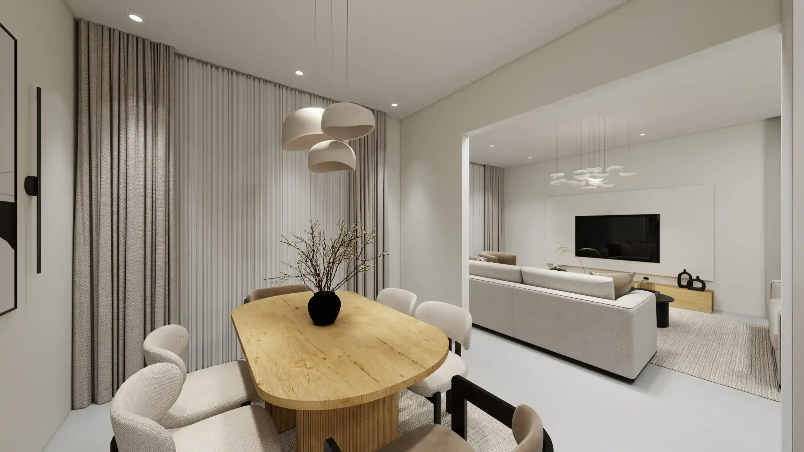 طراحی داخلی سالن